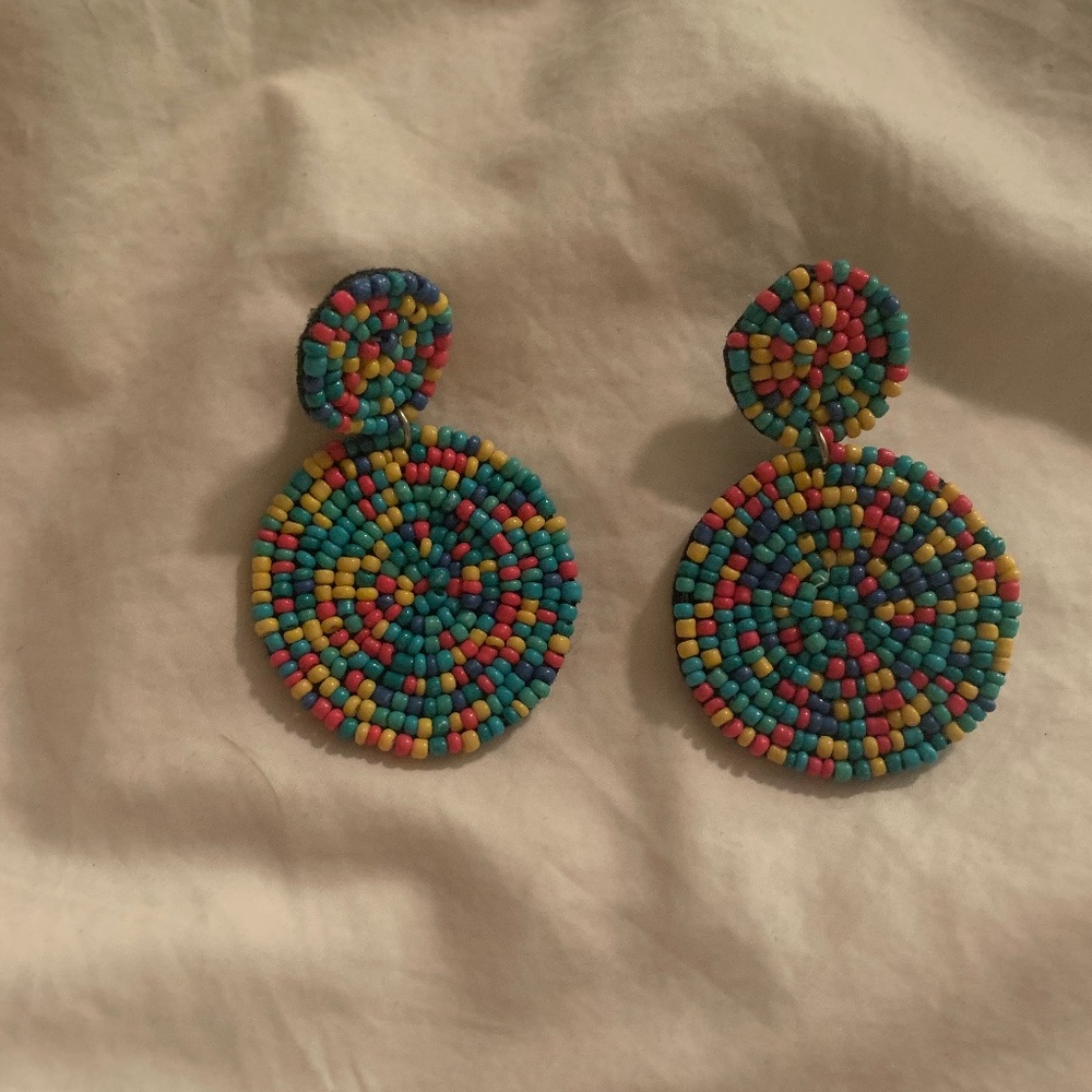 Colorful Seed Bead Earrings